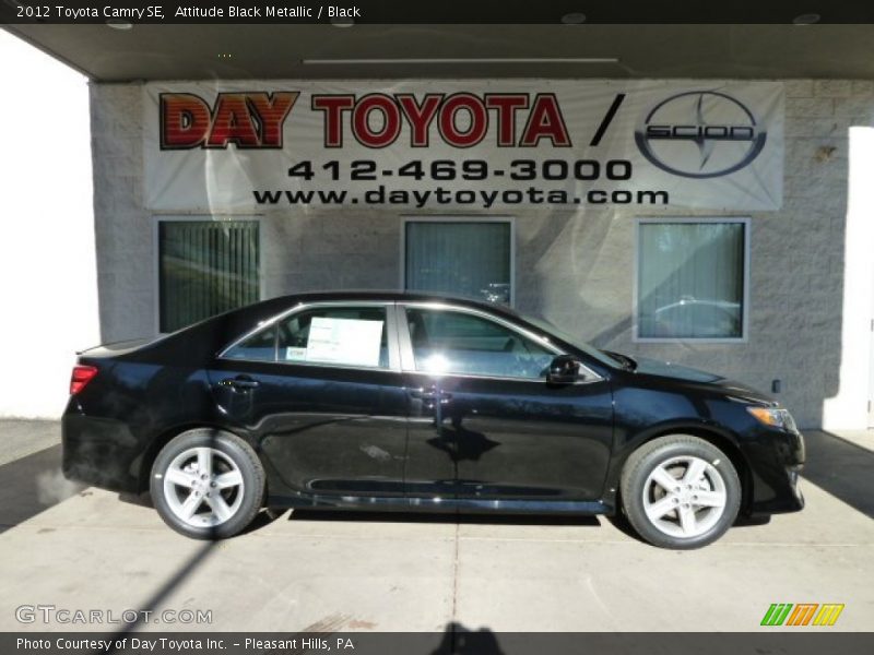 Attitude Black Metallic / Black 2012 Toyota Camry SE
