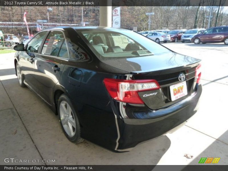 Attitude Black Metallic / Black 2012 Toyota Camry SE