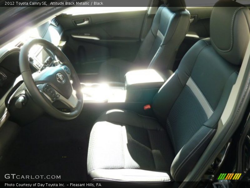 Attitude Black Metallic / Black 2012 Toyota Camry SE