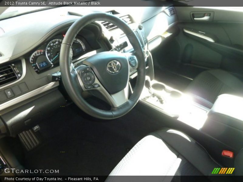 Attitude Black Metallic / Black 2012 Toyota Camry SE