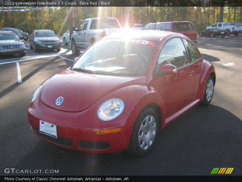 Salsa Red / Black 2010 Volkswagen New Beetle 2.5 Coupe
