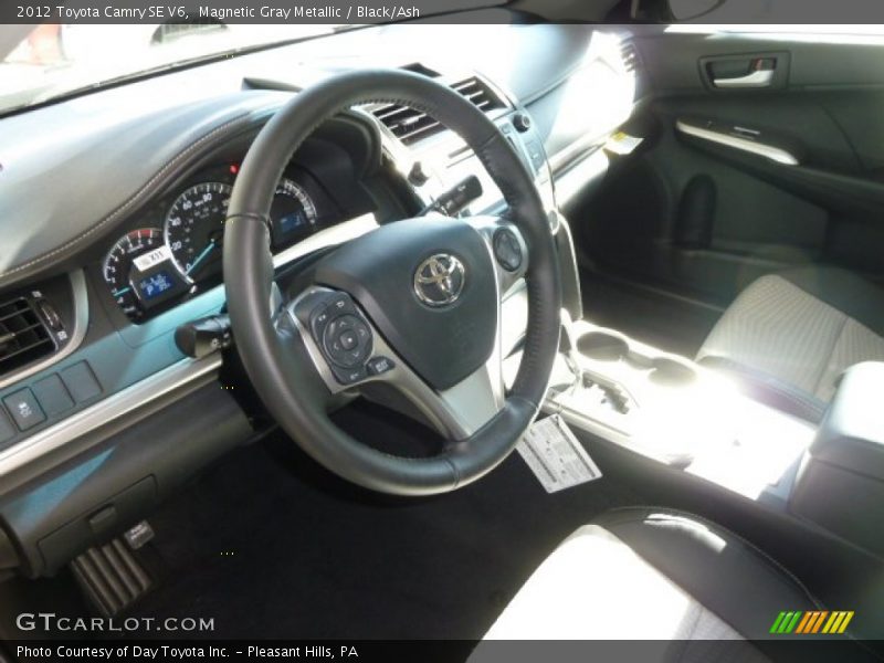 Magnetic Gray Metallic / Black/Ash 2012 Toyota Camry SE V6