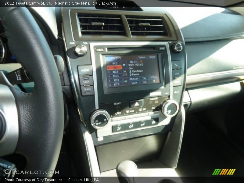 Magnetic Gray Metallic / Black/Ash 2012 Toyota Camry SE V6