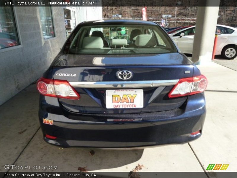 Nautical Blue Metallic / Ash 2011 Toyota Corolla LE