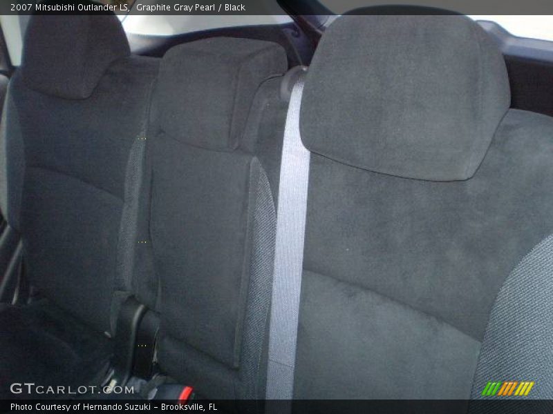 Graphite Gray Pearl / Black 2007 Mitsubishi Outlander LS