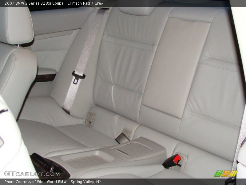 Crimson Red / Grey 2007 BMW 3 Series 328xi Coupe