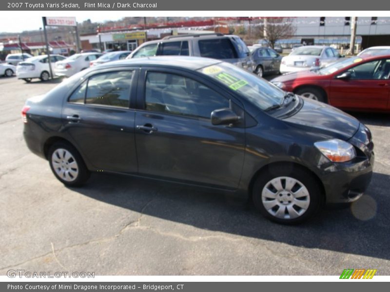 Flint Mica / Dark Charcoal 2007 Toyota Yaris Sedan