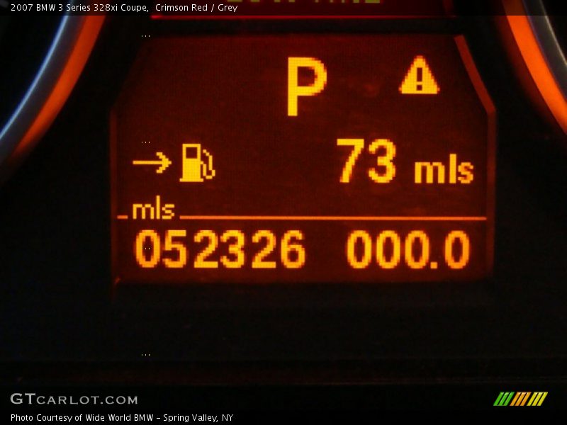 Crimson Red / Grey 2007 BMW 3 Series 328xi Coupe