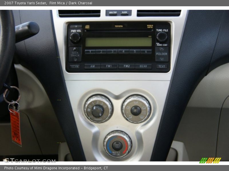 Flint Mica / Dark Charcoal 2007 Toyota Yaris Sedan