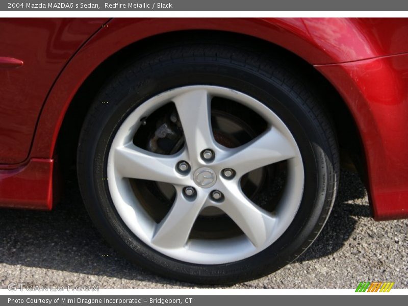 Redfire Metallic / Black 2004 Mazda MAZDA6 s Sedan
