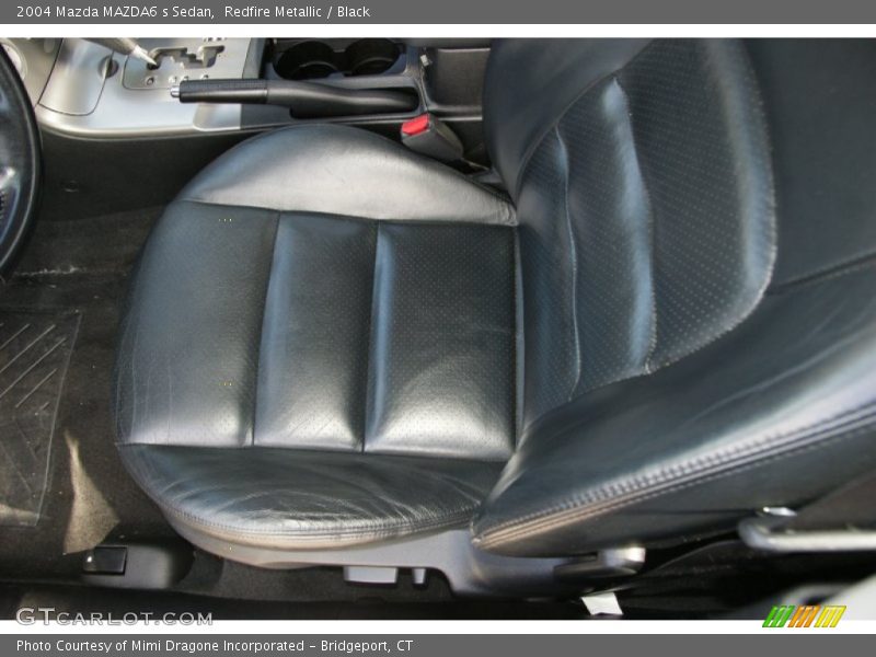 Redfire Metallic / Black 2004 Mazda MAZDA6 s Sedan