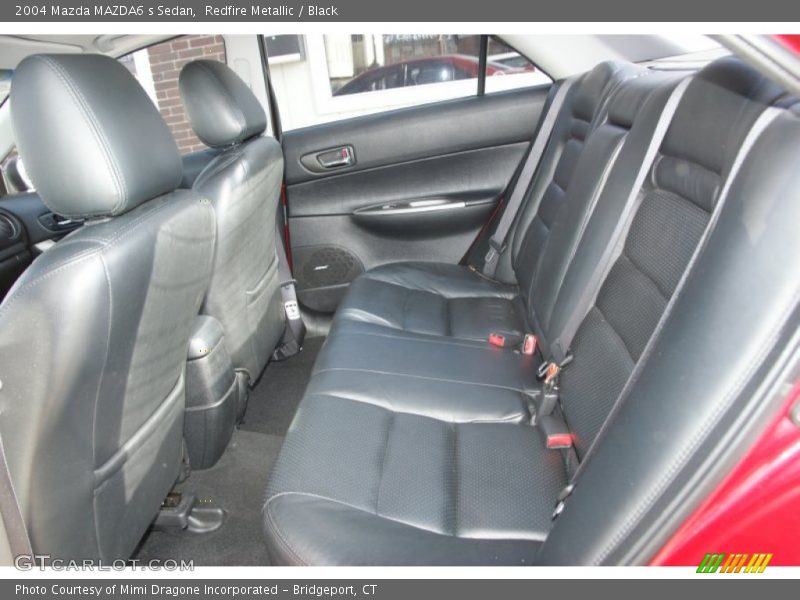 Redfire Metallic / Black 2004 Mazda MAZDA6 s Sedan