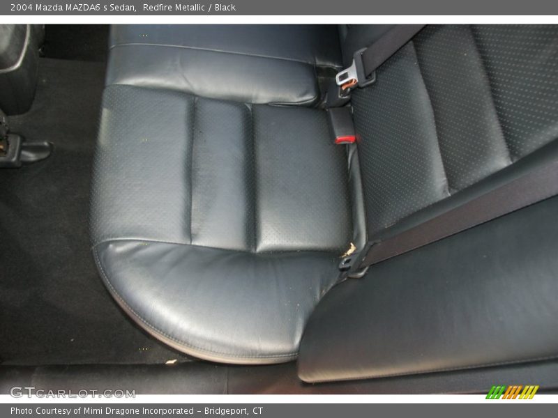 Redfire Metallic / Black 2004 Mazda MAZDA6 s Sedan