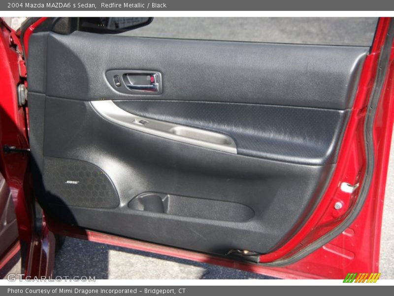 Redfire Metallic / Black 2004 Mazda MAZDA6 s Sedan