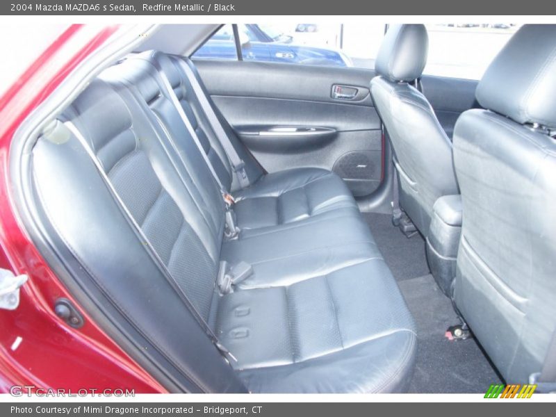 Redfire Metallic / Black 2004 Mazda MAZDA6 s Sedan