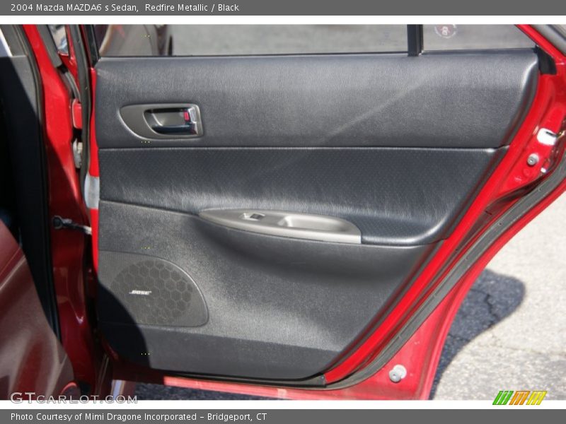 Redfire Metallic / Black 2004 Mazda MAZDA6 s Sedan