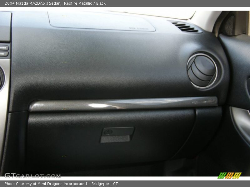 Redfire Metallic / Black 2004 Mazda MAZDA6 s Sedan