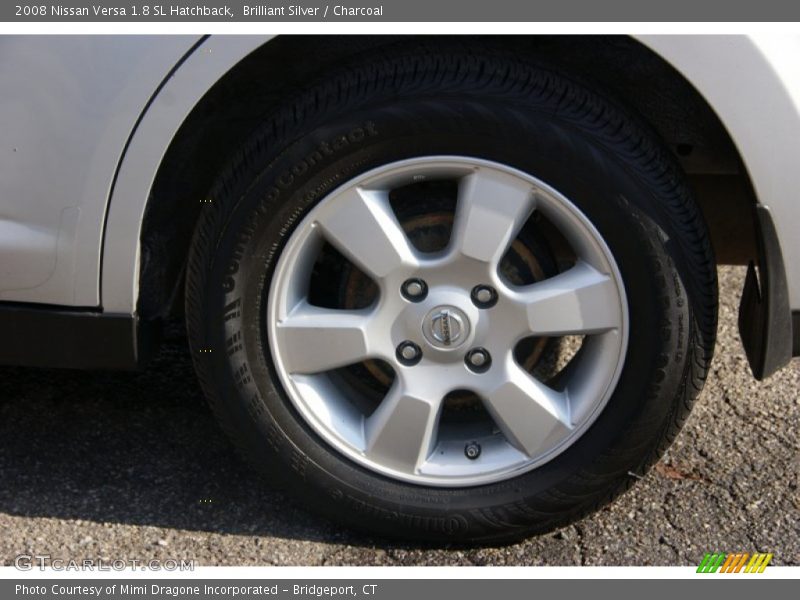Brilliant Silver / Charcoal 2008 Nissan Versa 1.8 SL Hatchback
