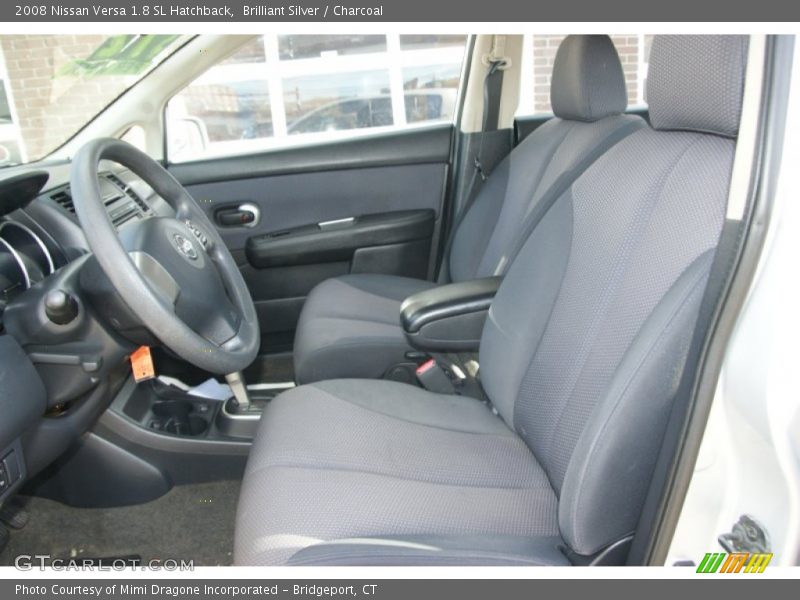 Brilliant Silver / Charcoal 2008 Nissan Versa 1.8 SL Hatchback