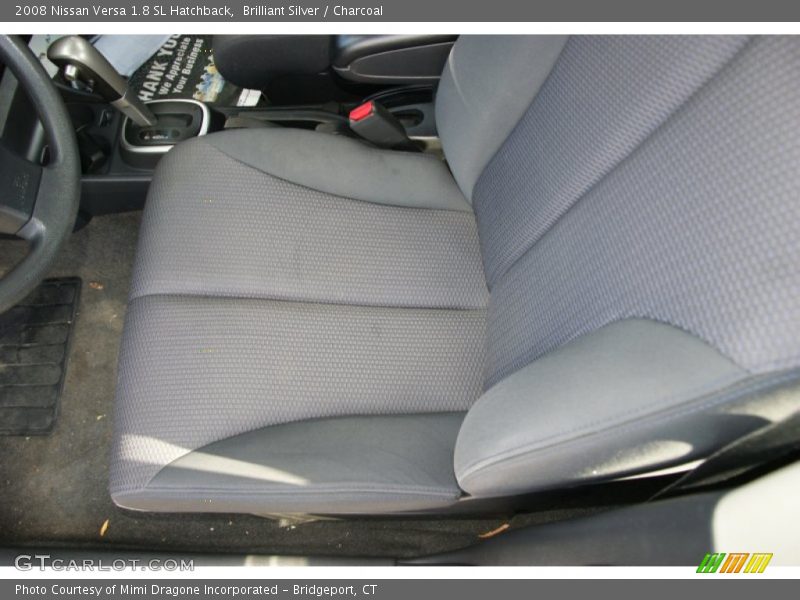 Brilliant Silver / Charcoal 2008 Nissan Versa 1.8 SL Hatchback