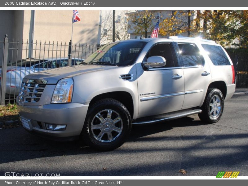 Quicksilver / Ebony 2008 Cadillac Escalade AWD
