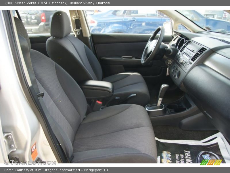 Brilliant Silver / Charcoal 2008 Nissan Versa 1.8 SL Hatchback