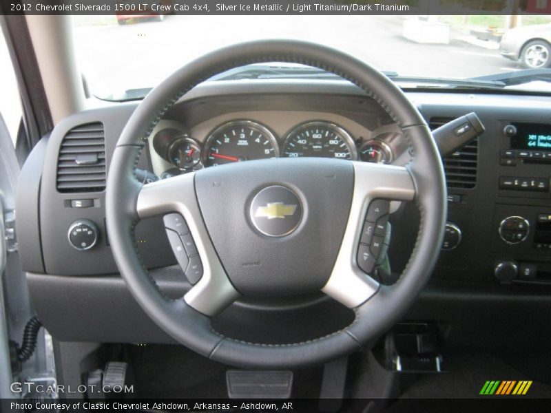 Silver Ice Metallic / Light Titanium/Dark Titanium 2012 Chevrolet Silverado 1500 LT Crew Cab 4x4