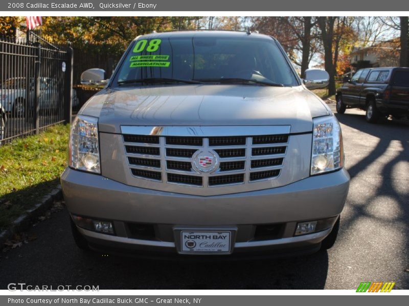 Quicksilver / Ebony 2008 Cadillac Escalade AWD
