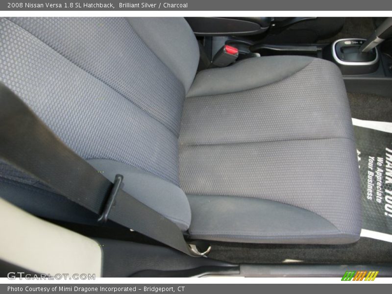 Brilliant Silver / Charcoal 2008 Nissan Versa 1.8 SL Hatchback