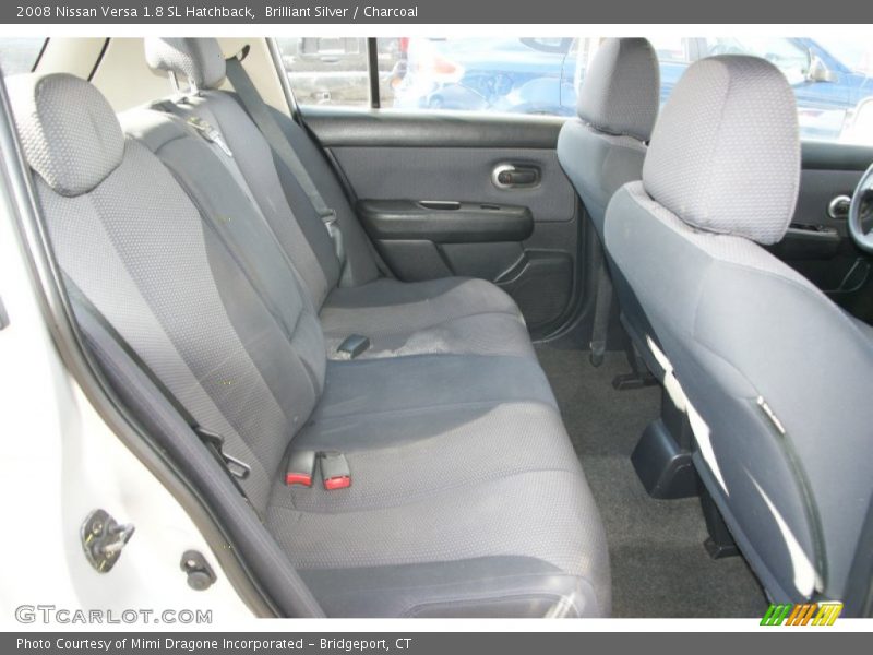 Brilliant Silver / Charcoal 2008 Nissan Versa 1.8 SL Hatchback