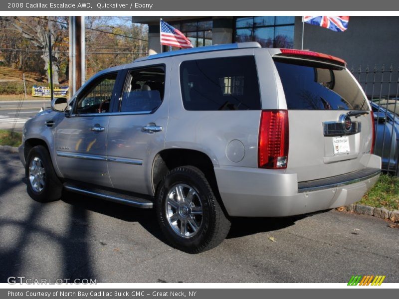 Quicksilver / Ebony 2008 Cadillac Escalade AWD