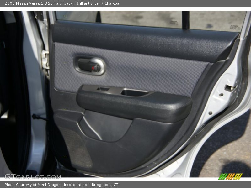 Brilliant Silver / Charcoal 2008 Nissan Versa 1.8 SL Hatchback