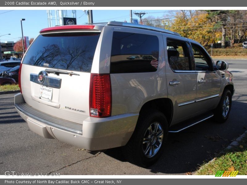 Quicksilver / Ebony 2008 Cadillac Escalade AWD