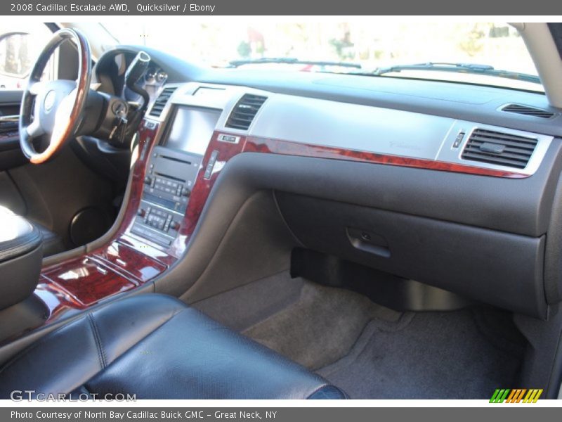 Quicksilver / Ebony 2008 Cadillac Escalade AWD