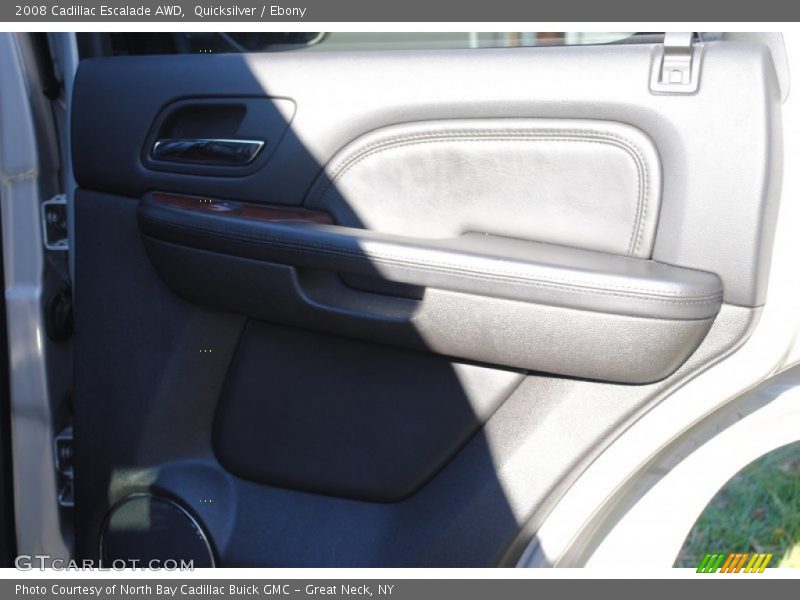 Quicksilver / Ebony 2008 Cadillac Escalade AWD
