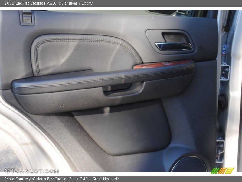 Quicksilver / Ebony 2008 Cadillac Escalade AWD