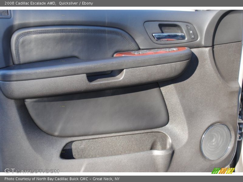 Quicksilver / Ebony 2008 Cadillac Escalade AWD
