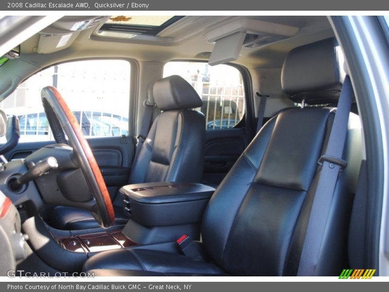 Quicksilver / Ebony 2008 Cadillac Escalade AWD