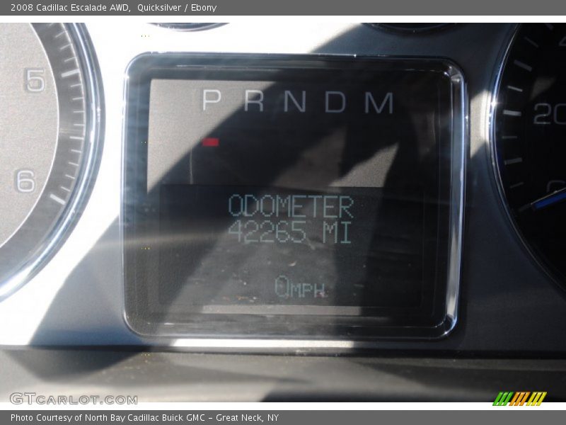 Quicksilver / Ebony 2008 Cadillac Escalade AWD
