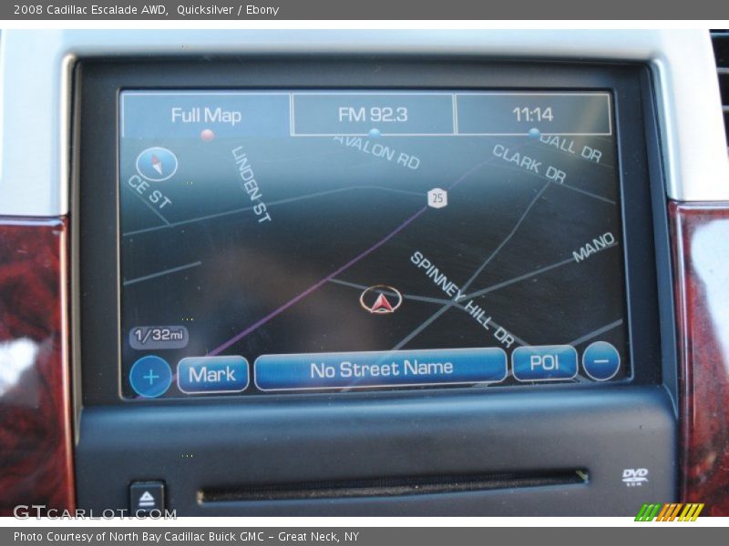 Quicksilver / Ebony 2008 Cadillac Escalade AWD