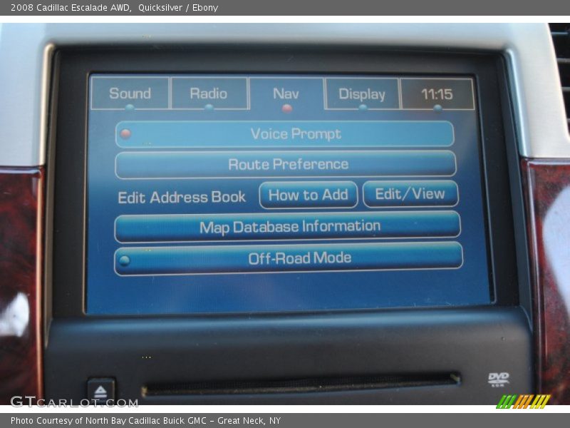 Quicksilver / Ebony 2008 Cadillac Escalade AWD