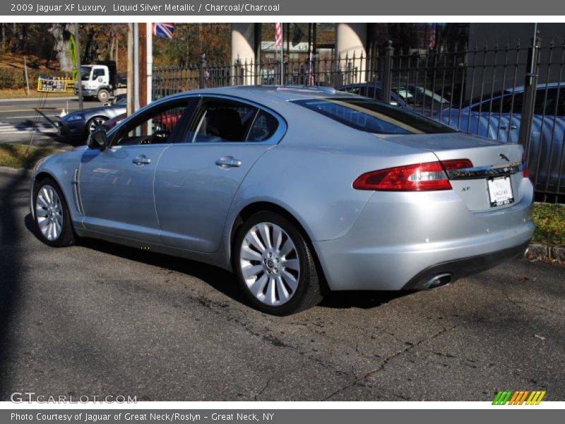 Liquid Silver Metallic / Charcoal/Charcoal 2009 Jaguar XF Luxury