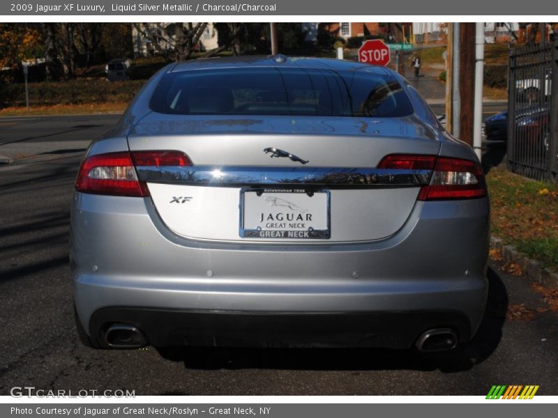 Liquid Silver Metallic / Charcoal/Charcoal 2009 Jaguar XF Luxury