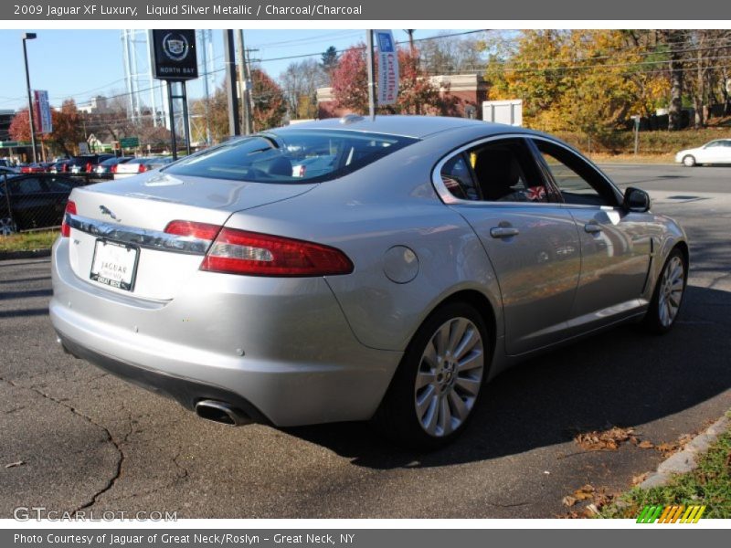 Liquid Silver Metallic / Charcoal/Charcoal 2009 Jaguar XF Luxury