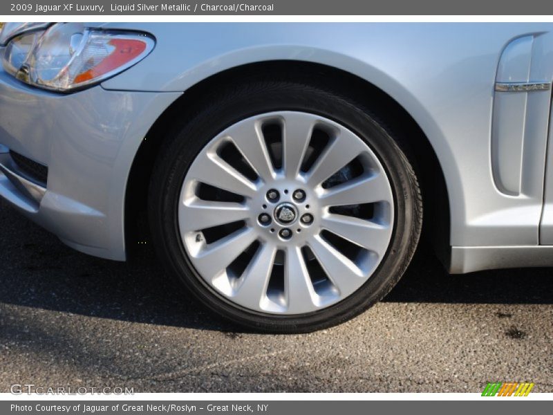 Liquid Silver Metallic / Charcoal/Charcoal 2009 Jaguar XF Luxury