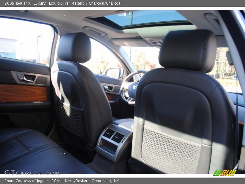 Liquid Silver Metallic / Charcoal/Charcoal 2009 Jaguar XF Luxury