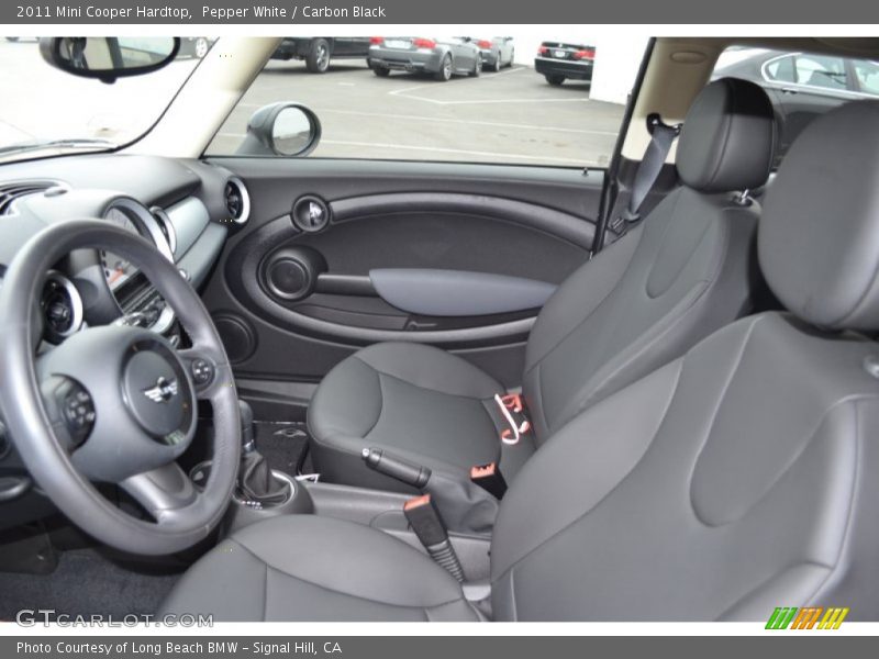 Pepper White / Carbon Black 2011 Mini Cooper Hardtop