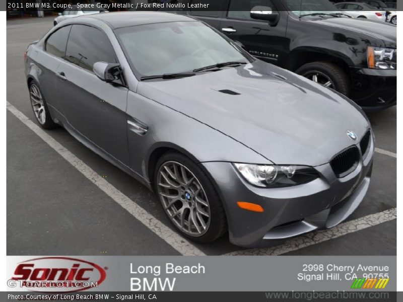 Space Gray Metallic / Fox Red Novillo Leather 2011 BMW M3 Coupe