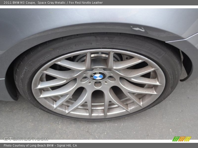 Space Gray Metallic / Fox Red Novillo Leather 2011 BMW M3 Coupe