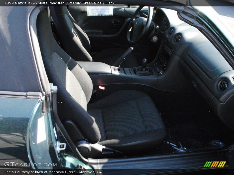 Emerald Green Mica / Black 1999 Mazda MX-5 Miata Roadster